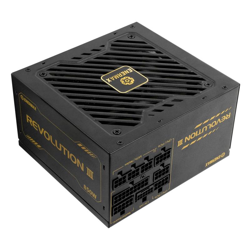 Enermax Power Supply 850W Revolution3 80+ Gold zwart FULLMOD