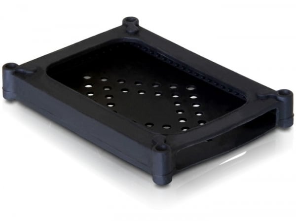 DELOCK HDD Hülle voor 2,5 HDDs Silicon zwart