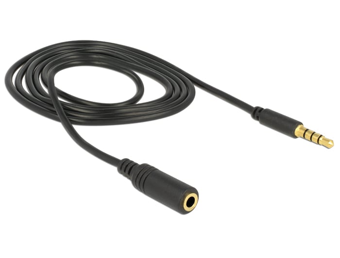 DELOCK Iphone Klinkeverl.5mm -> 3,5mm St/Bu 1.00m 4Pin