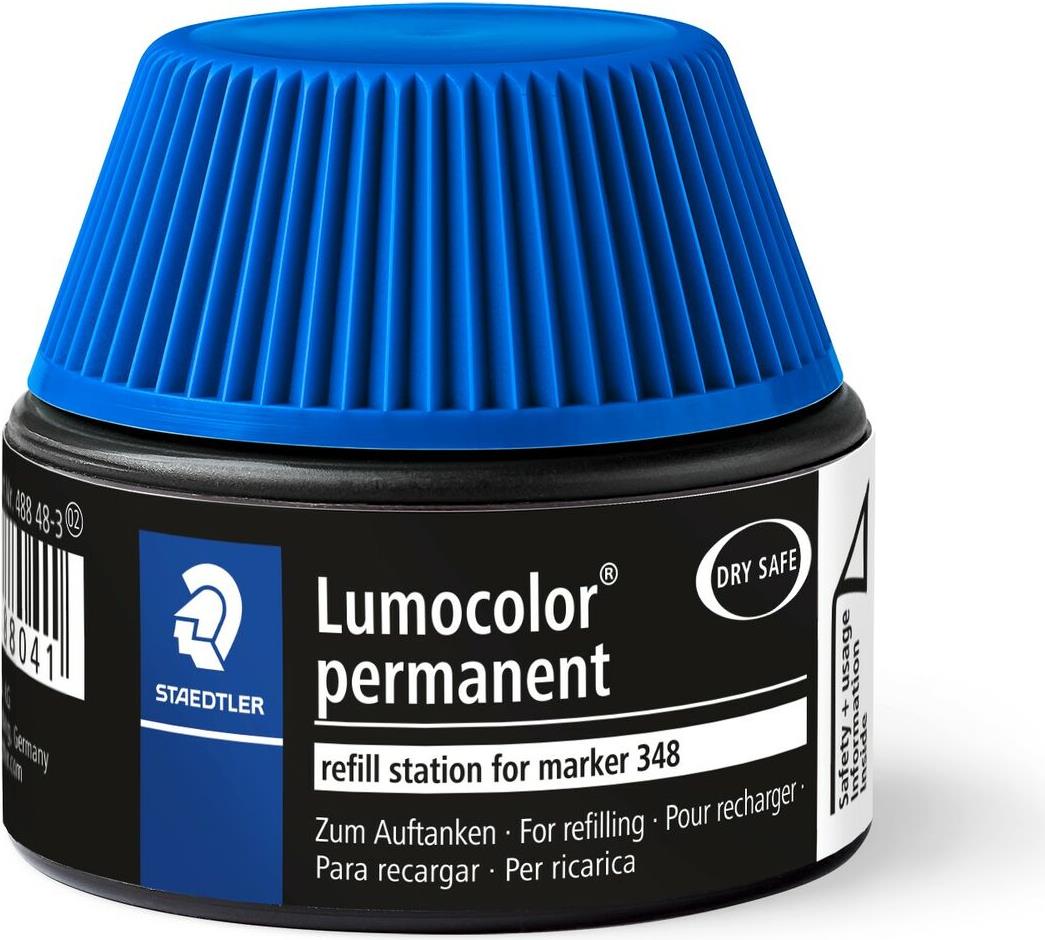 STAEDTLER Tankstelle Lumocolor duo blauw