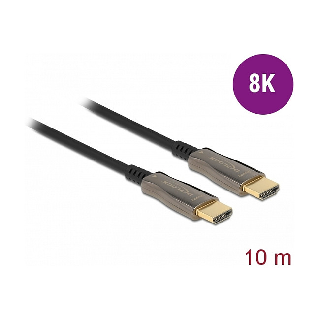 DELOCK Aktives Optisches Kabel HDMI 8K 60Hz 10m
