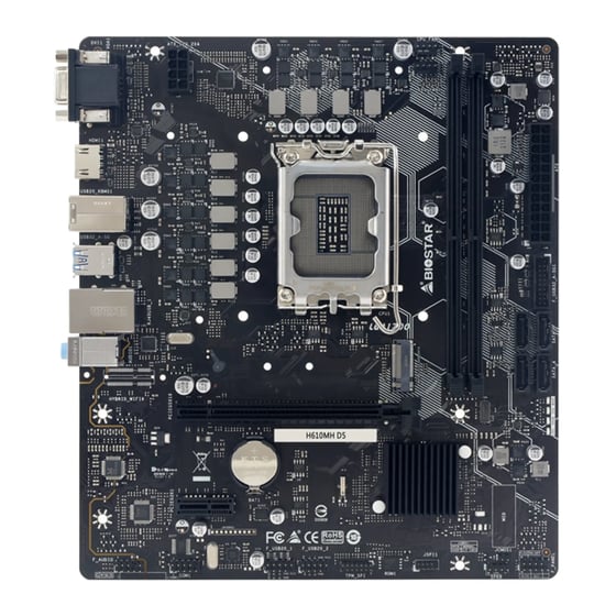 Biostar H610MH D5 (H610,S1700,mATX,DDR5)