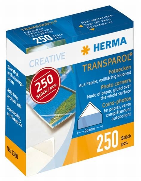 HERMA Transparol Fotoecken 250 St.