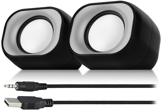 Eminent 2.0 Stereo speakerset voor pc en laptop, voeding via USB