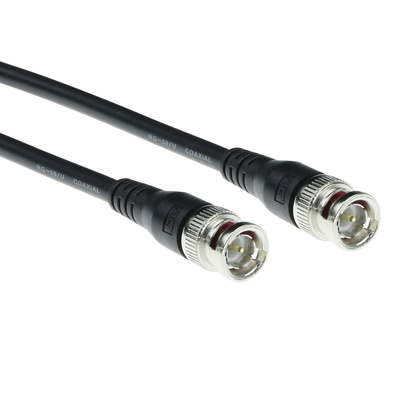 ACT RG-59 patchkabel zwart 75 Ohm   7,00 m