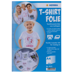 HERMA T-Shirt Folie voor helle Textilien A4 bedruckbar 20 St.