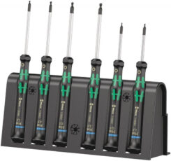 Wera Elektronik-Schraubendrehersatz + Rack 6tlg. 2052/6