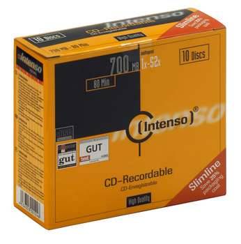 CD-R Intenso 700MB Slim Case 10 pcs