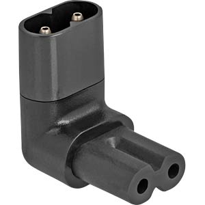 DELOCK Netzadapter IEC 60320 - C8 auf C7, stekker / verloop stekker