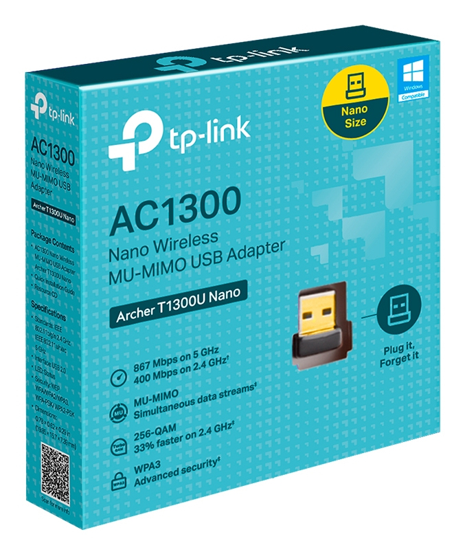 TP-Link Archer T1300U Nano WLAN 867 Mbit/s - Afbeelding 4