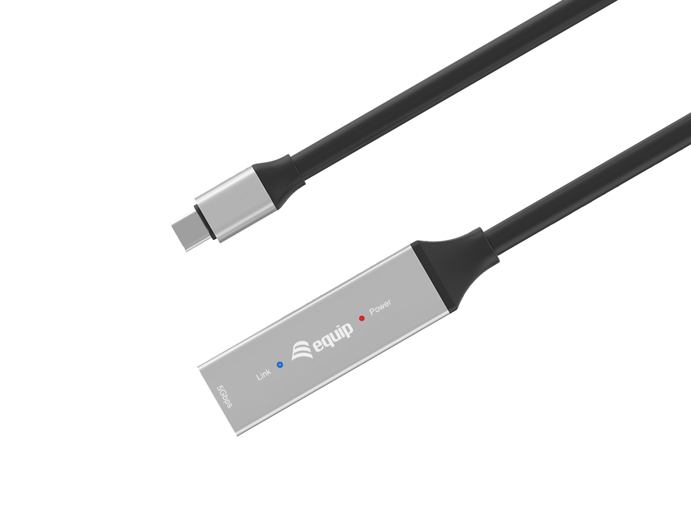 Equip 133356 USB-kabel USB 3.2 Gen 1 (3.1 Gen 1) 5 m USB C Zwart - Afbeelding 3