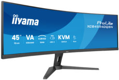 iiyama G-MASTER 45"LCD Curved Bus. UWQHD computer monitor 113 cm (44.5") 5120 x 1440 Pixels Dual QHD LED Zwart