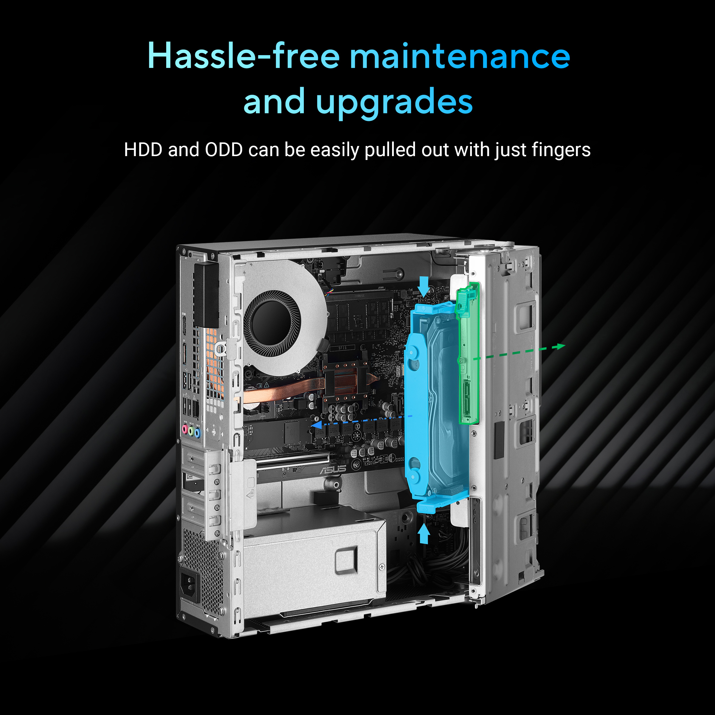 ASUS ExpertCenter P500 SFF P500SV-13620H001X Intel® Core™ i7 i7-13620H 16 GB DDR5-SDRAM 512 GB SSD Windows 11 Pro PC Grijs - Afbeelding 14