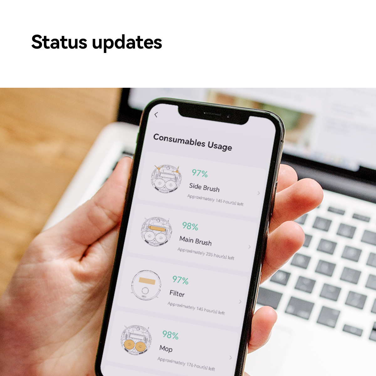 Imou RV3 0,32 l Stofzak Wit - Afbeelding 25