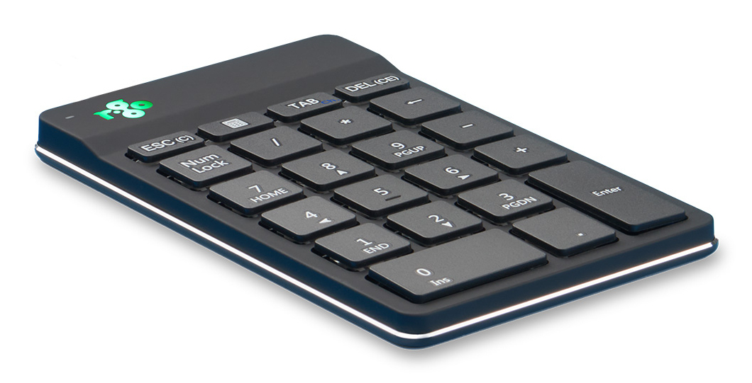 R-Go Tools Numeriek toetsenbord R-Go Numpad Break, ergonomisch numeriek toetsenbord met pauzesoftware, Bluetooth, zwart - Afbeelding 2