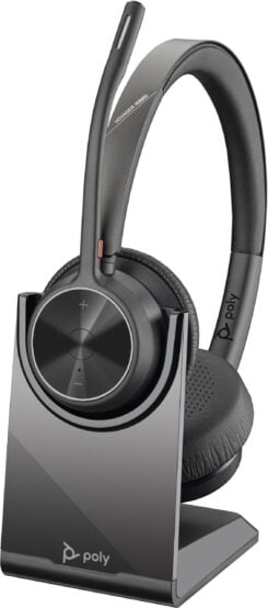 HP Poly Voyager 4320 USB-C Headset + BT700 dongle + oplaadstatief - Afbeelding 3