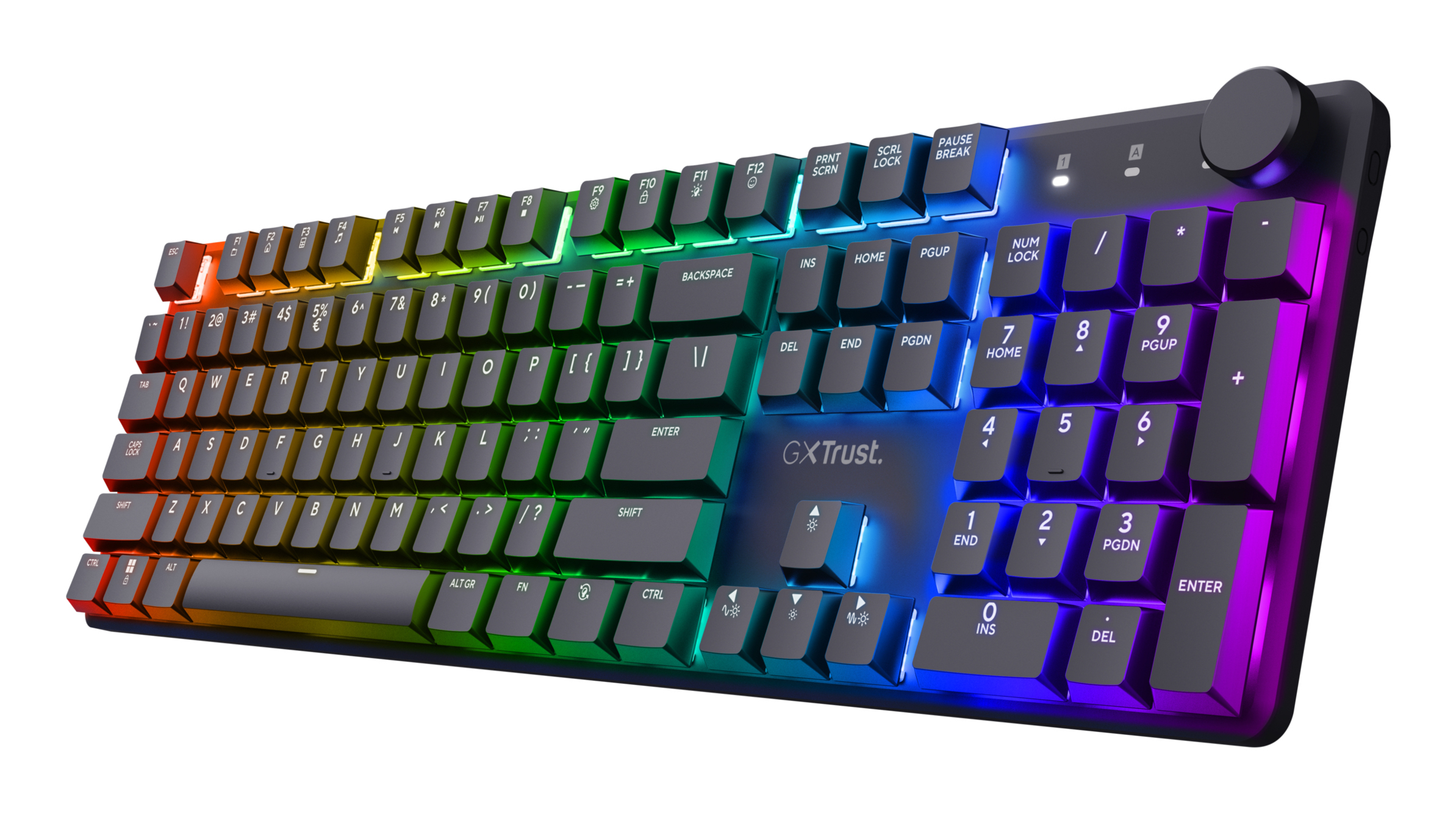 Trust GXT 868 Torix toetsenbord Gamen USB + RF Wireless + Bluetooth QWERTY Amerikaans Engels Zwart - Afbeelding 2