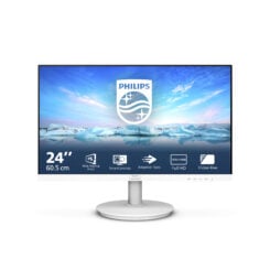 Philips V Line 241V8AW/00 computer monitor 60,5 cm (23.8") 1920 x 1080 Pixels Full HD LCD Wit