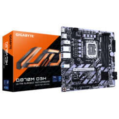 GIGABYTE Q870M D3H moederbord Intel Q870 LGA 1851 (Socket V1) micro ATX