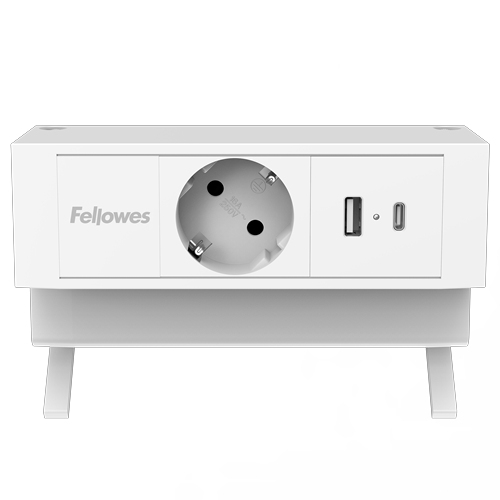 Fellowes 100137173 power uitbreiding 2 m 1 AC-uitgang(en) Binnen Wit - Afbeelding 3