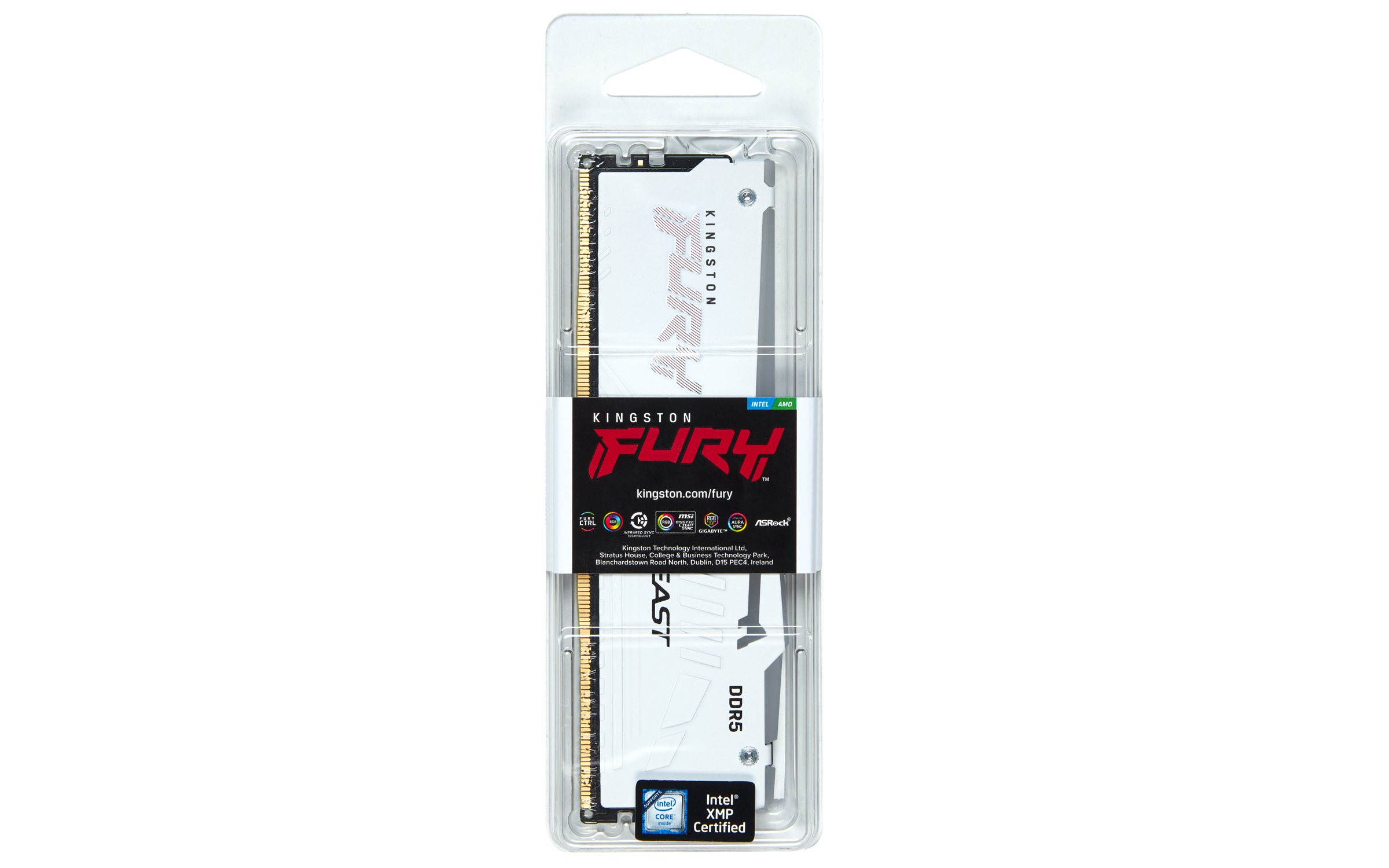 Kingston Technology FURY Beast 32GB 6000MT/s DDR5 CL36 DIMM White RGB EXPO - Afbeelding 5
