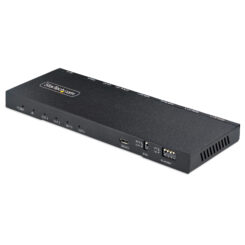 StarTech.com 4 Port HDMI Splitter, 4K 60Hz HDMI 2.0 Video, 4K HDMI Splitter met Ingebouwde Scaler, HDMI Splitter 4K 60hz 1 In 4 Out, 3.5mm/Optische Audio Poort, HDMI Audio Video Splitter - Afbeelding 2