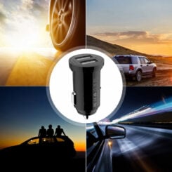 Techly IUSB2-CAR5-A24 oplader voor mobiele apparatuur Universeel Zwart Sigarettenaansteker Auto - Afbeelding 7