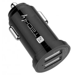 Techly IUSB2-CAR5-A24 oplader voor mobiele apparatuur Universeel Zwart Sigarettenaansteker Auto - Afbeelding 3