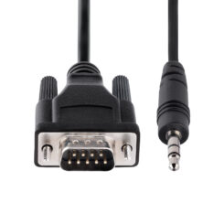 StarTech.com 1m DB9 naar 3.5mm Seriële Kabel voor Serial Device Configuratie, RS232 DB9 Male naar Jack Kabel voor Calibratie van Projectors, Digital Signage, TVs via Audio Jack - Afbeelding 5