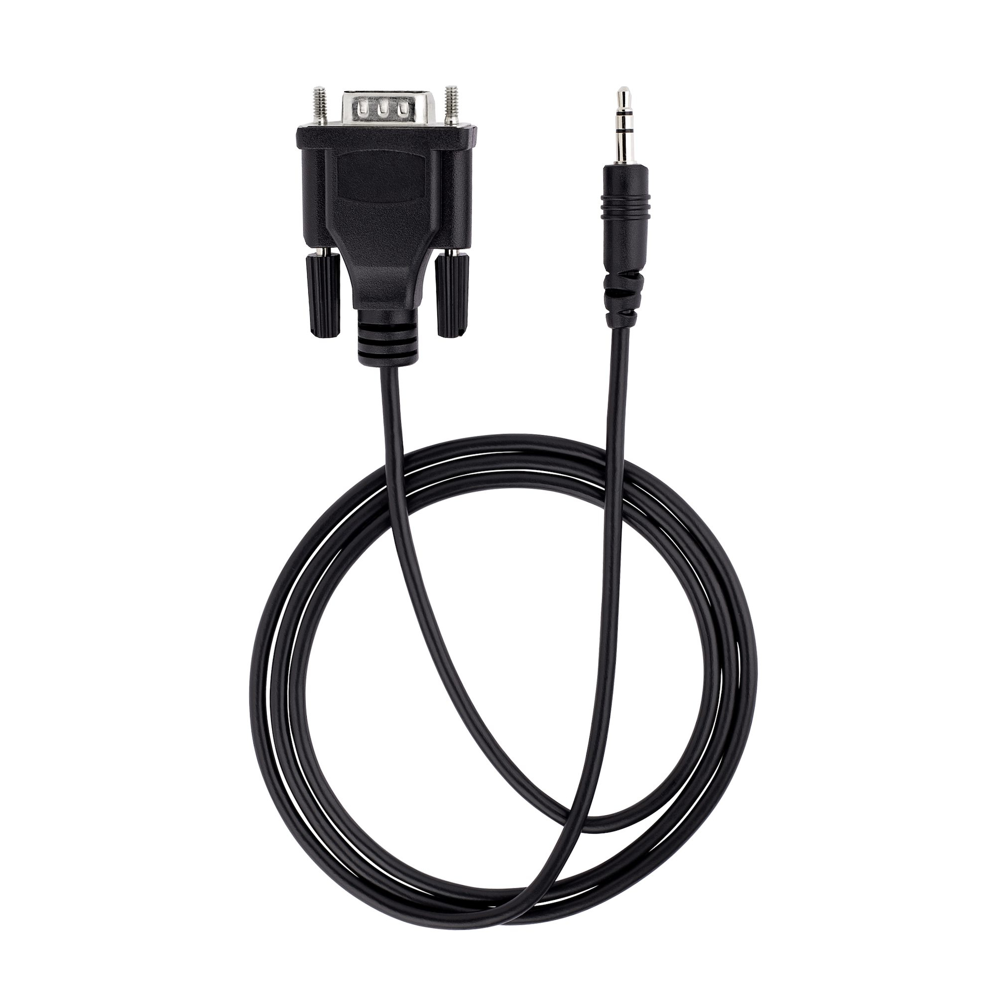 StarTech.com 1m DB9 naar 3.5mm Seriële Kabel voor Serial Device Configuratie, RS232 DB9 Male naar Jack Kabel voor Calibratie van Projectors, Digital Signage, TVs via Audio Jack - Afbeelding 6