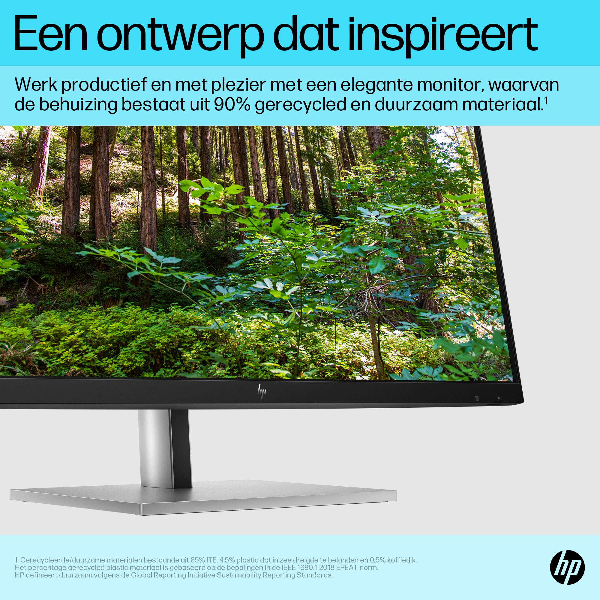 HP E-Series E27k G5 4K USB C-monitor - Afbeelding 9