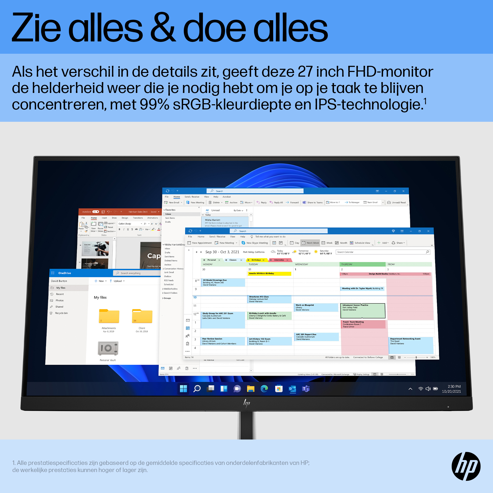 HP E27 G5 FHD-monitor - Afbeelding 7