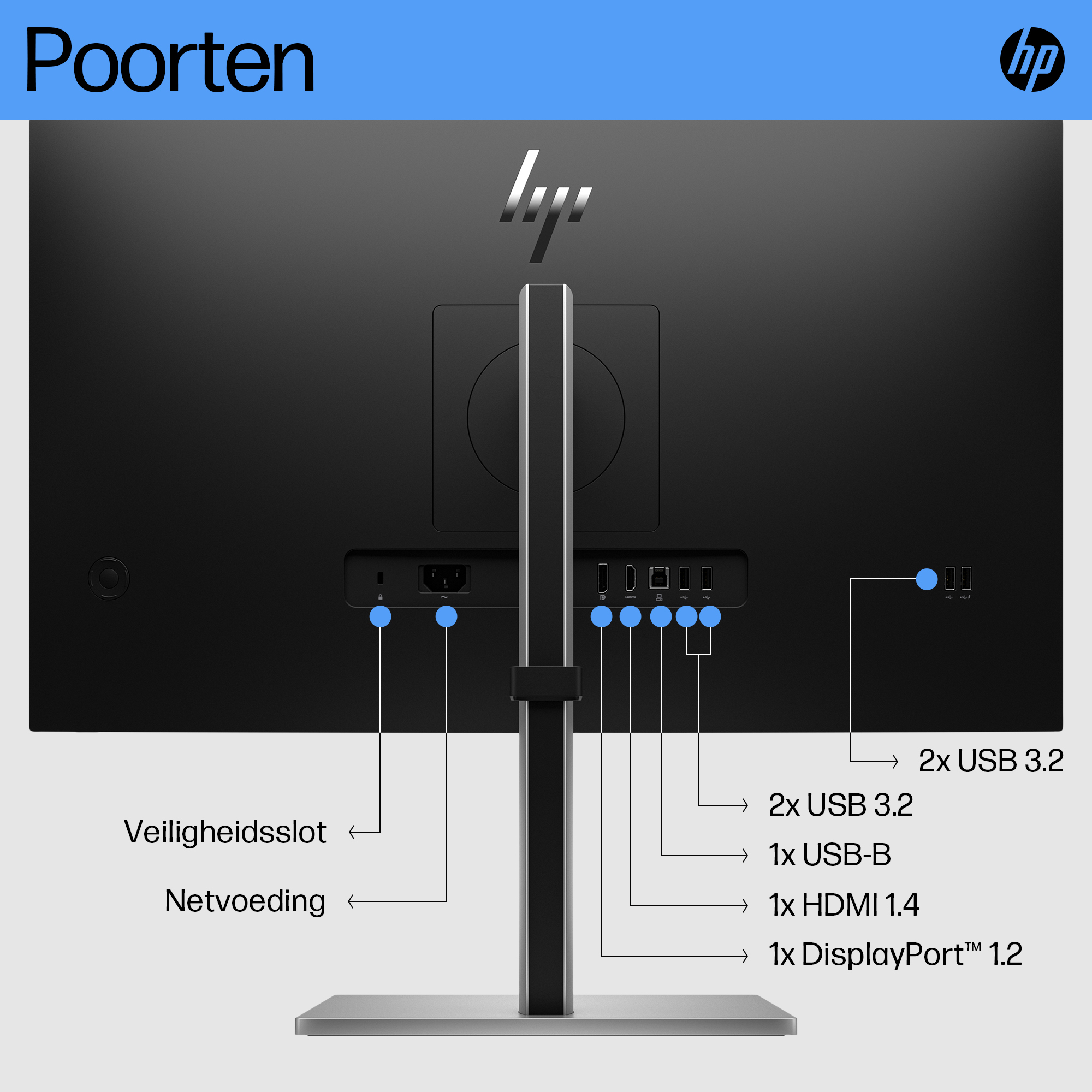 HP E27 G5 FHD-monitor - Afbeelding 11