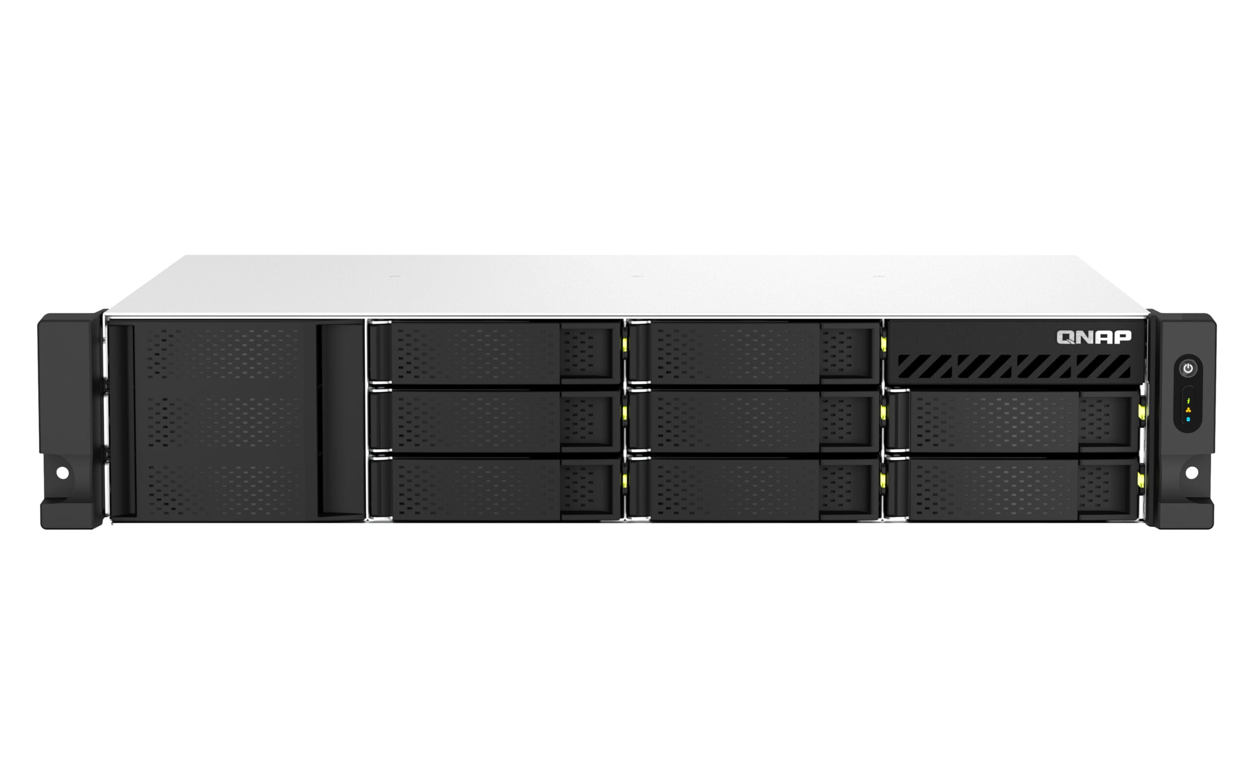 QNAP TS-864EU-RP NAS Rack (2U) Intel® Celeron® N5095 8 GB DDR4 0 TB QNAP Turbo System Zwart - Afbeelding 2