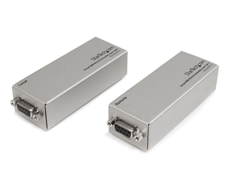 StarTech.com RS232 Serieel over Cat5 Extender, 1km Bereik, Plug & Play, Geen Software, DB9 Serial Extension - TAA