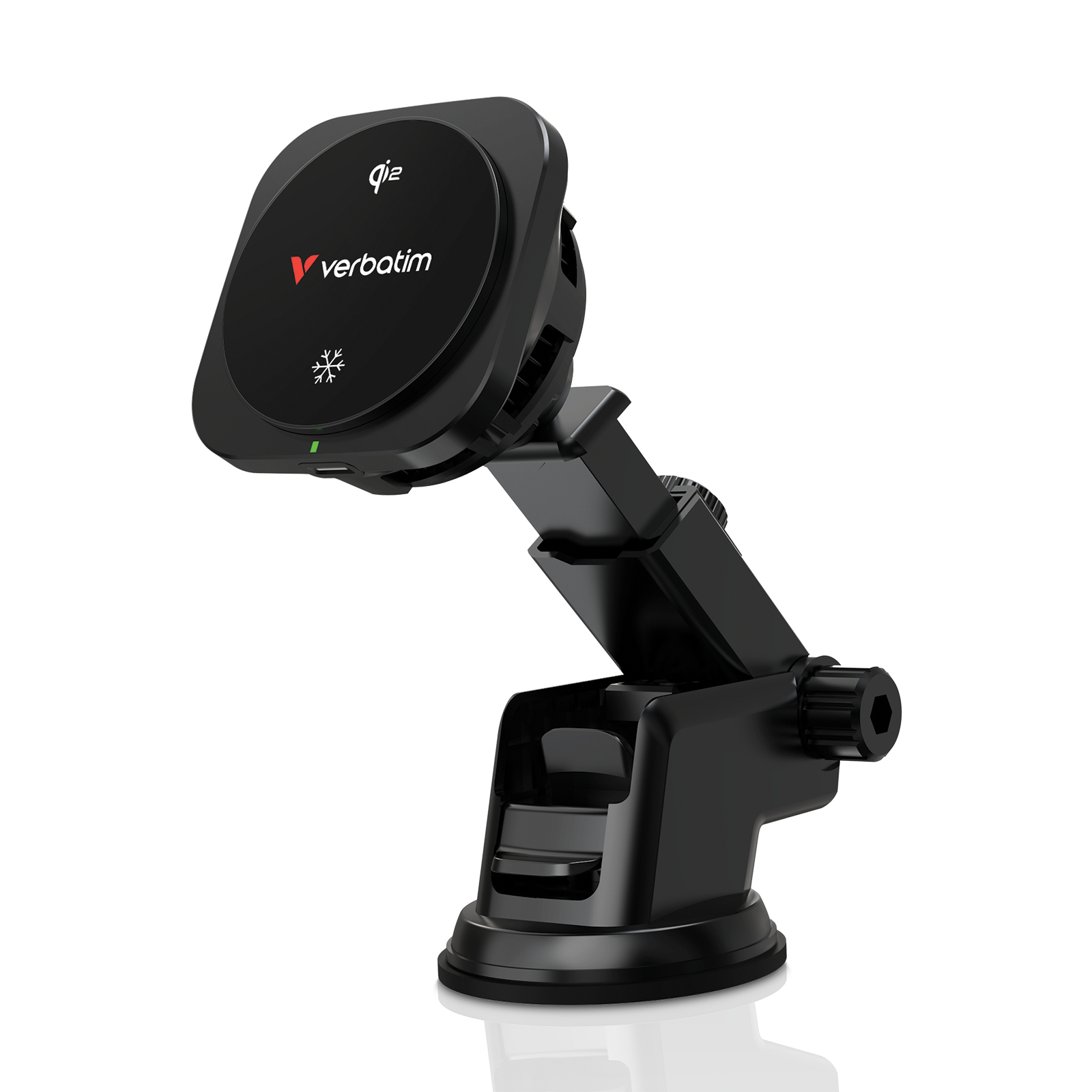 Verbatim Charge 'n' Drive Qi2 magnetische draadloze autolader - Afbeelding 2