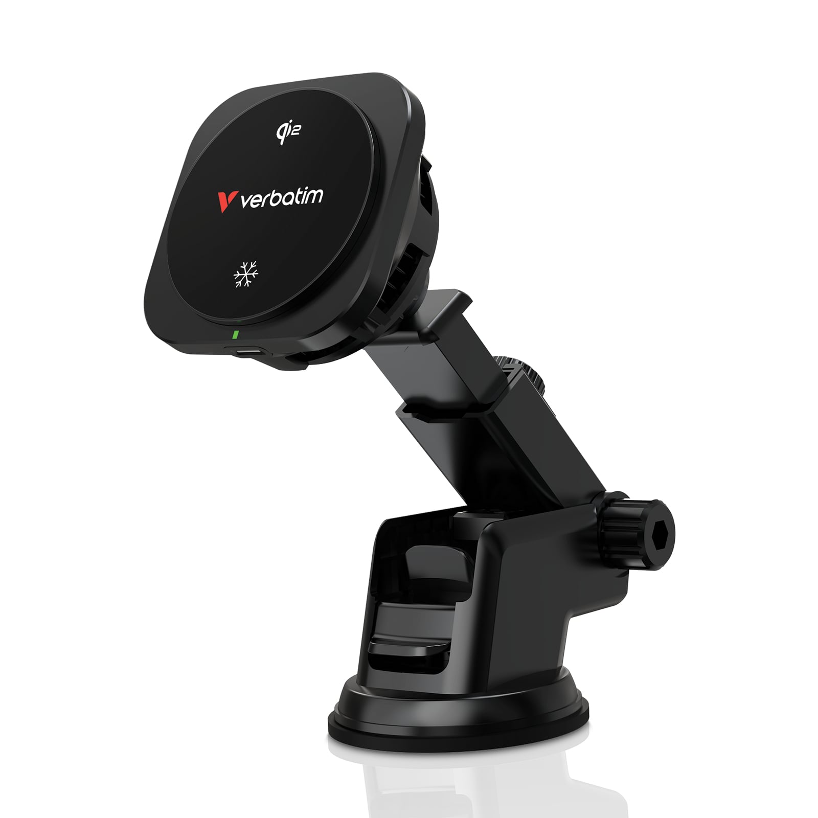 Verbatim Charge 'n' Drive Qi2 magnetische draadloze autolader