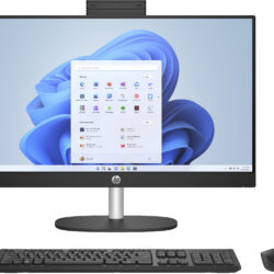 HP 24-cr0055nd Intel® Core™ i5 i5-1335U 60,5 cm (23.8") 1920 x 1080 Pixels Alles-in-één-pc 8 GB DDR4-SDRAM 512 GB SSD Windows 11 Home Wi-Fi 6 (802.11ax) Zwart