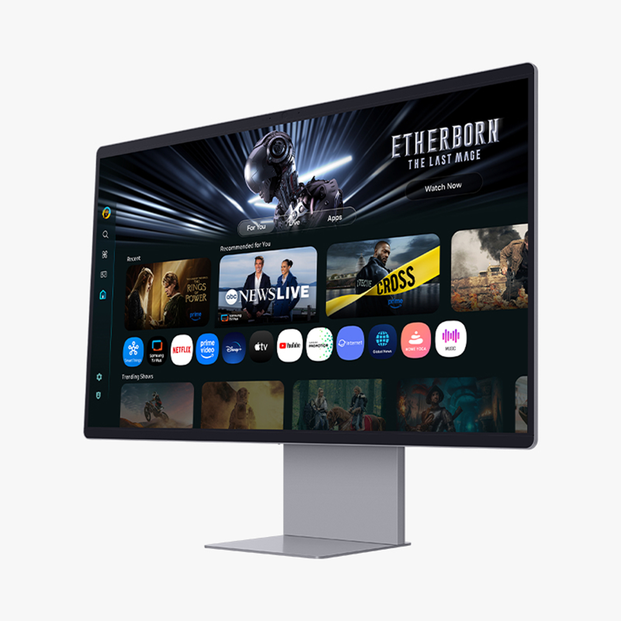 Samsung M90SF computer monitor 81,3 cm (32") 3840 x 2160 Pixels 4K Ultra HD OLED Zilver - Afbeelding 4