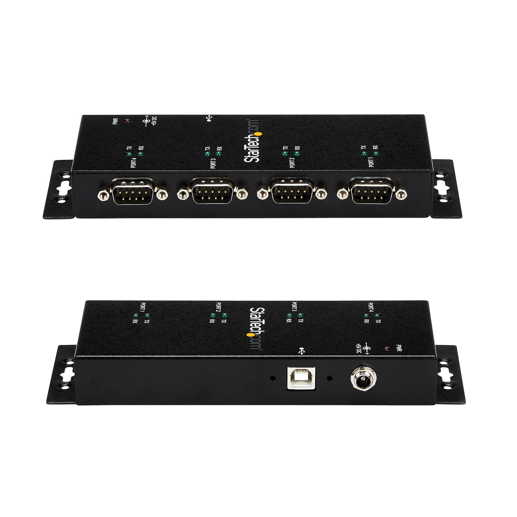 StarTech.com 4-poort USB naar DB9 RS232 Seriële Adapter Hub – Industrieel DIN-rail en Wandmontage - Afbeelding 6