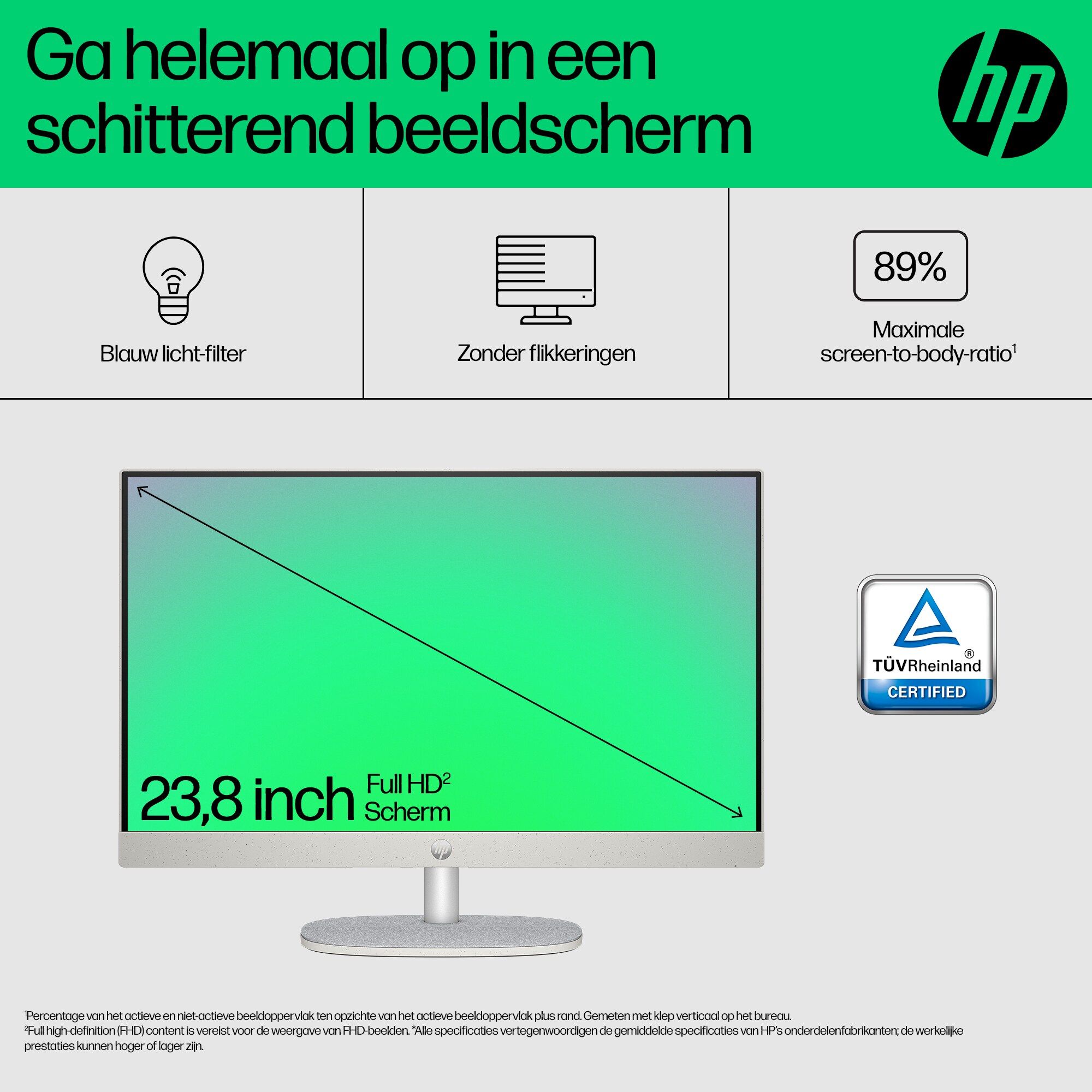 HP 24-cr0055nd Intel® Core™ i5 i5-1335U 60,5 cm (23.8") 1920 x 1080 Pixels Alles-in-één-pc 8 GB DDR4-SDRAM 512 GB SSD Windows 11 Home Wi-Fi 6 (802.11ax) Zwart - Afbeelding 17