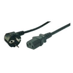 LogiLink CP095 electriciteitssnoer Zwart 3 m CEE7/7 C13 stekker - Afbeelding 2