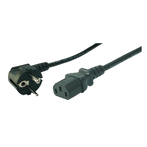 LogiLink CP095 electriciteitssnoer Zwart 3 m CEE7/7 C13 stekker - Afbeelding 2