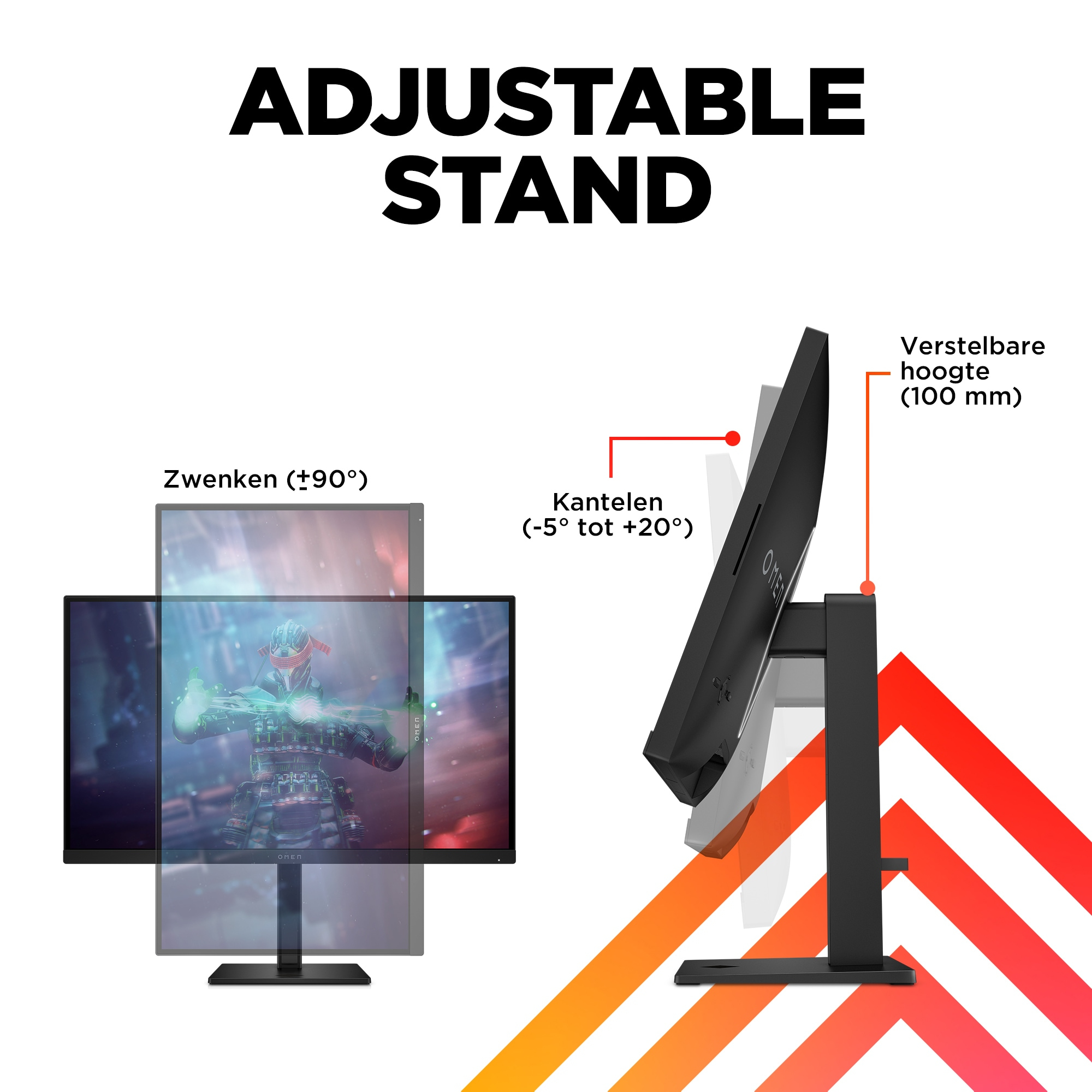 OMEN by HP 27 inch UHD 144 Hz gamingmonitor - OMEN 27k - Afbeelding 14