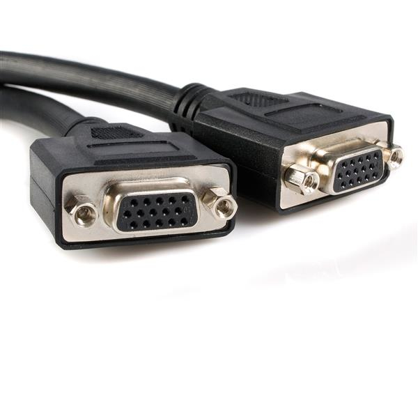 StarTech.com 20 cm LFH-59 Mannelijk naar Twee Vrouwelijk VGA DMS-59 Kabel - Afbeelding 4