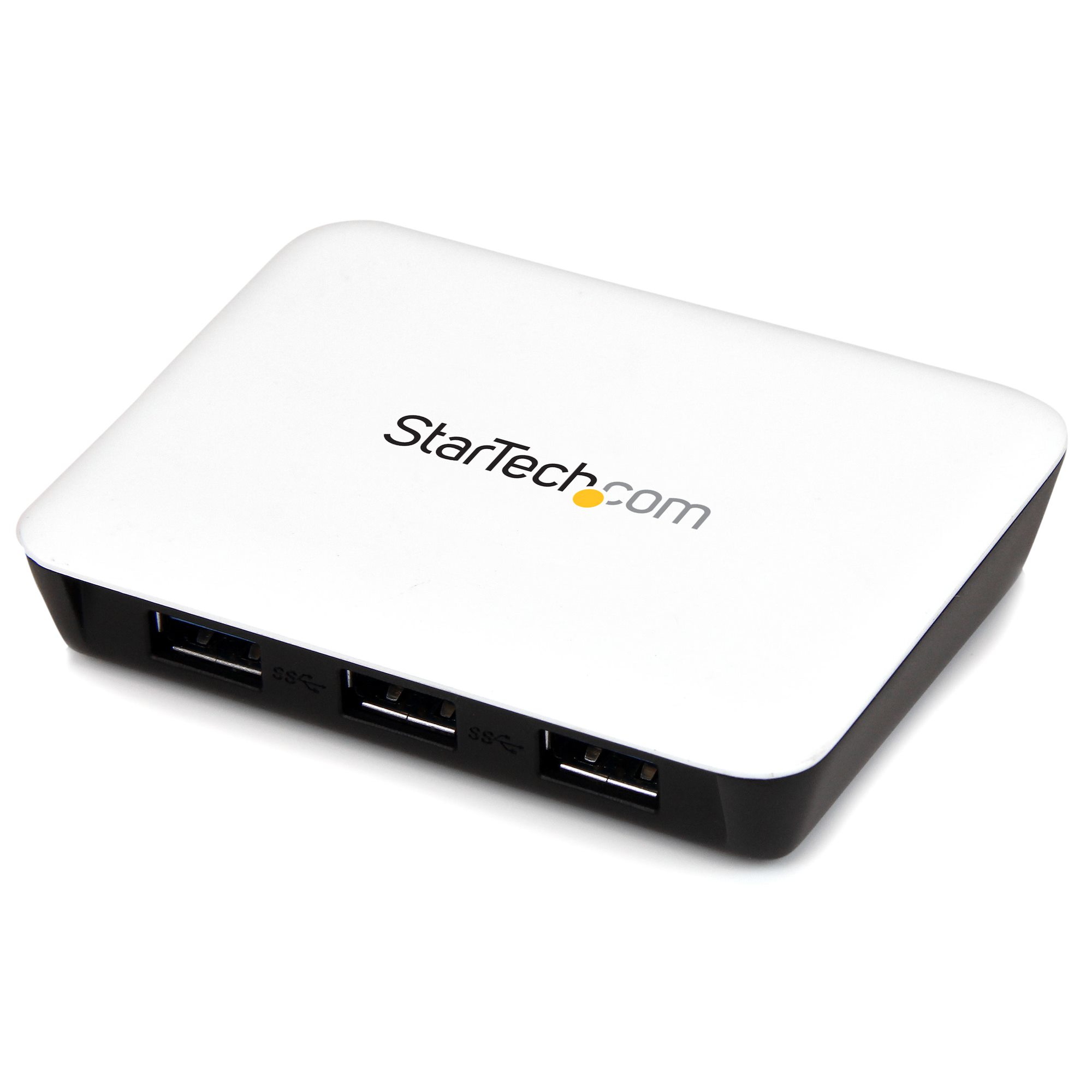 StarTech.com USB 3.0 naar gigabit Ethernet NIC netwerkadapter met 3-poorts hub - wit - Afbeelding 2