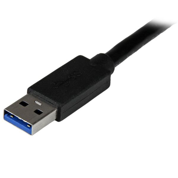 StarTech.com USB 3.0-naar-HDMI externe videokaart Multi Monitor-adapter met 1-poorts USB-hub 1920x1200 / 1080p - Afbeelding 3