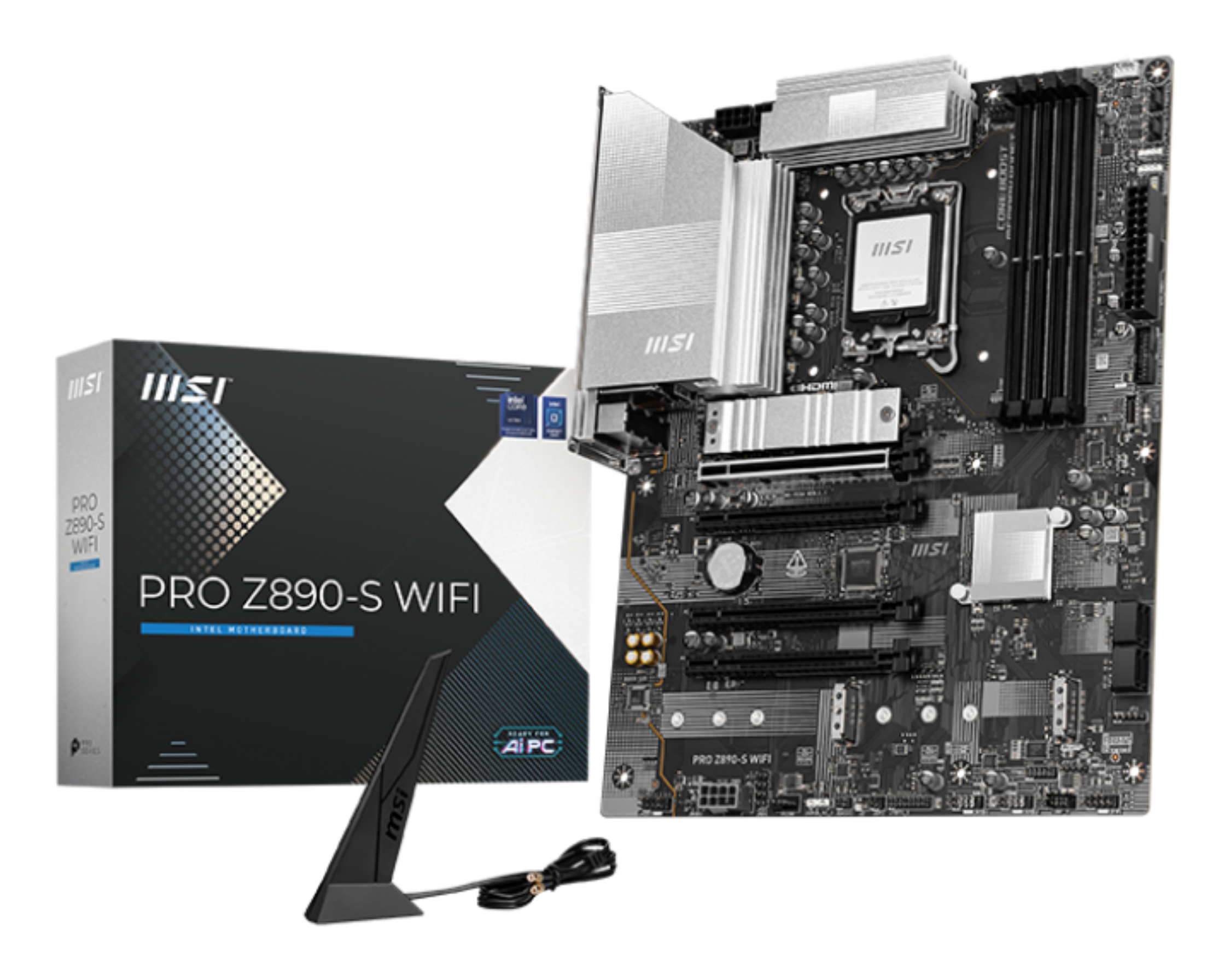 MSI PRO Z890-S WIFI moederbord Intel Z890 LGA 1851 (Socket V1) ATX