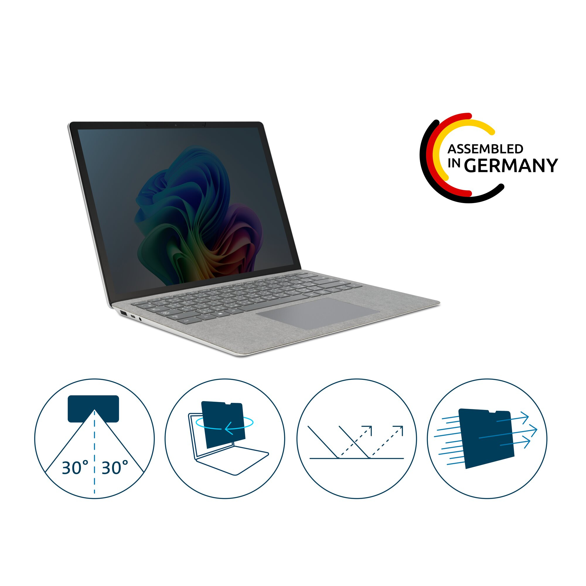 Kensington Privacy filter - 2-weg verwijderbaar voor Surface Laptop 15" - Afbeelding 11