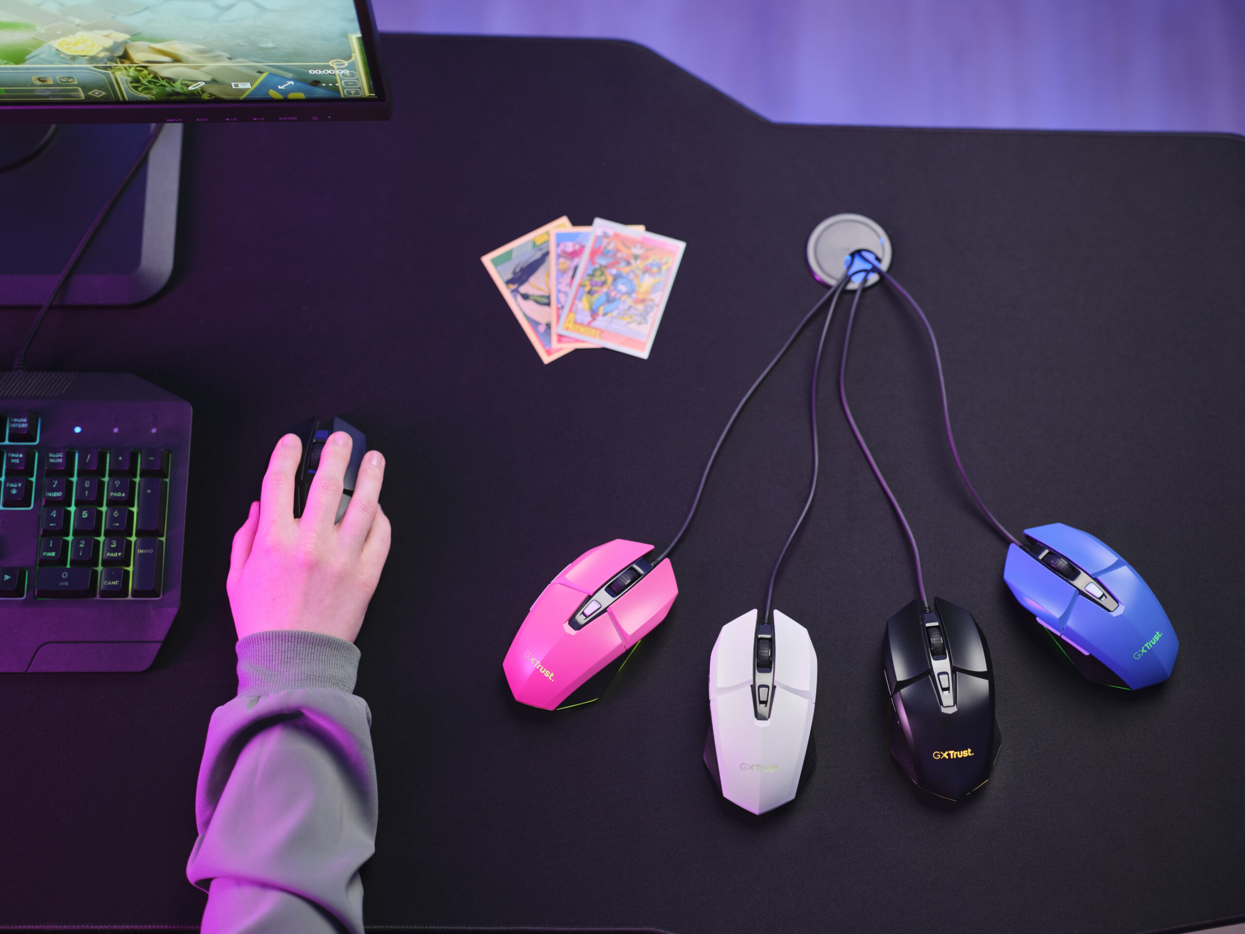 Trust GXT 109W Felox Gaming Muis - Bedrade gamingmuis – 6 programmeerbare knoppen – 6400 DPI – Wit - Afbeelding 10